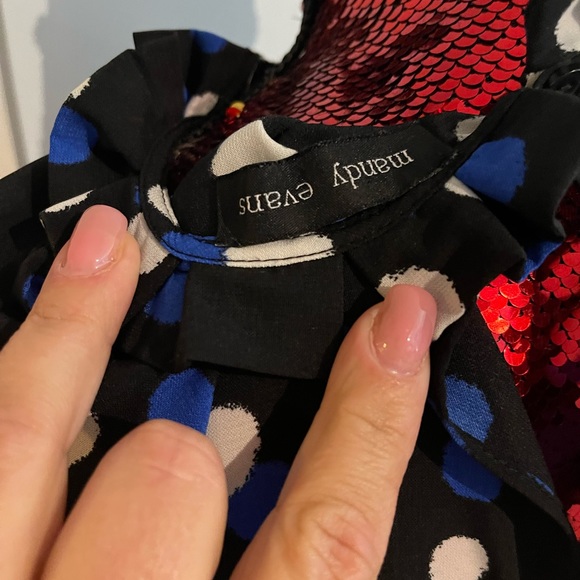 Polka dot blouse - Picture 3 of 4